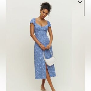 Blue Baxley Dress by Reformation